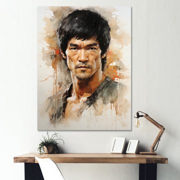 Martial Art Bruce Lee - Martial Arts Canvas Wall Art
